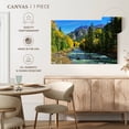 thumbnail image 5 of Elephant Stock Mountain With River Wall Art - Horizontal Canvas Wall Art - Living Room Wall Decor - Nature Canvas - Green And Beige Decor - 12" x 8", 5 of 8