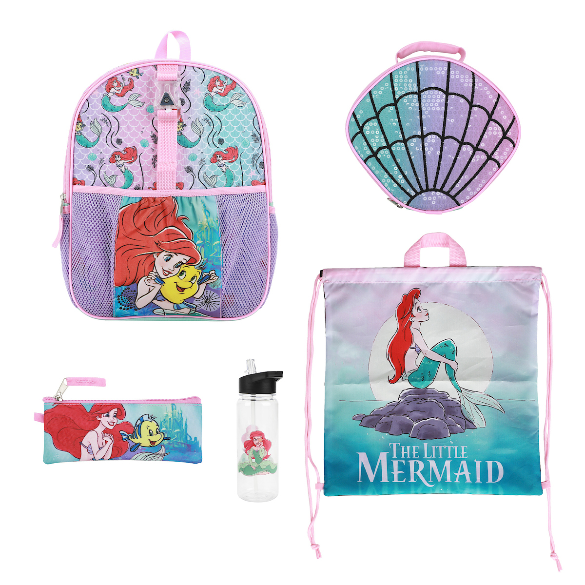 Disney’s The Little Mermaid Ariel Mini Backpack & Matching Wristlet Set ?‍♀️ Say hello to the Loungefly x Disney The Little  main image 4