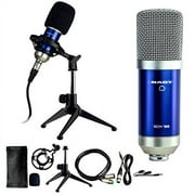 The SCM-700 8-piece Condenser Microphone Recording Kit - Ideal for Podcasting, voice-over, online videos, and recording with sma
