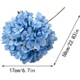 thumbnail image 4 of Hydrangeas Artificial Flowers Bouquet Decoration Bridal Wedding Flower Real Latex Home Artificial Fall (White, One Size), 4 of 4