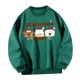thumbnail image 4 of Sudadera con cuello redondo para mujer, manga larga, cómoda, con dibujos animados, cuello redondo, sudadera para vacaciones, compras, trabajo, ropa de SG Yinane Sudaderas con cuello redondo, 4 of 8