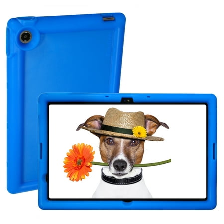 BobjGear Bobj Rugged Tablet Case for Lenovo Chromebook Duet 3 (11 in) Model 11Q727 - | Shockproof | Premium Washable Silicone | Kid Friendly (Batfish Blue)