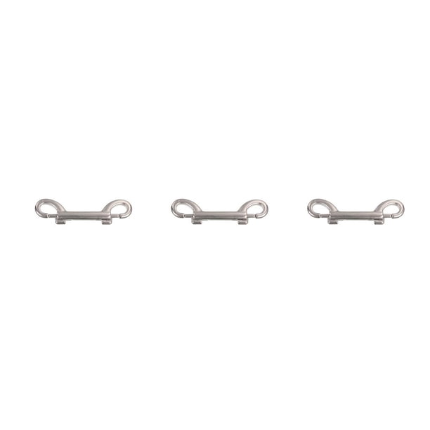 Naiovety Perno Gancho a presión Heavy Duty a prueba de herrumbre Ganchos de doble extremo Clips de metal resistentes a la corrosión Cubo de Type1 NO1