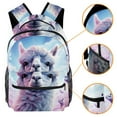 thumbnail image 3 of Lightweight Backpack Alpaca School Bag Travel Laptop Daypack for Men Women Casual Rucksack, 3 of 6