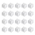 thumbnail image 5 of Uxcell 8.5x8.5x8mm Silver Tone Sticky Aluminum Heatsink Electronics Cooler 20 Pcs, 5 of 5
