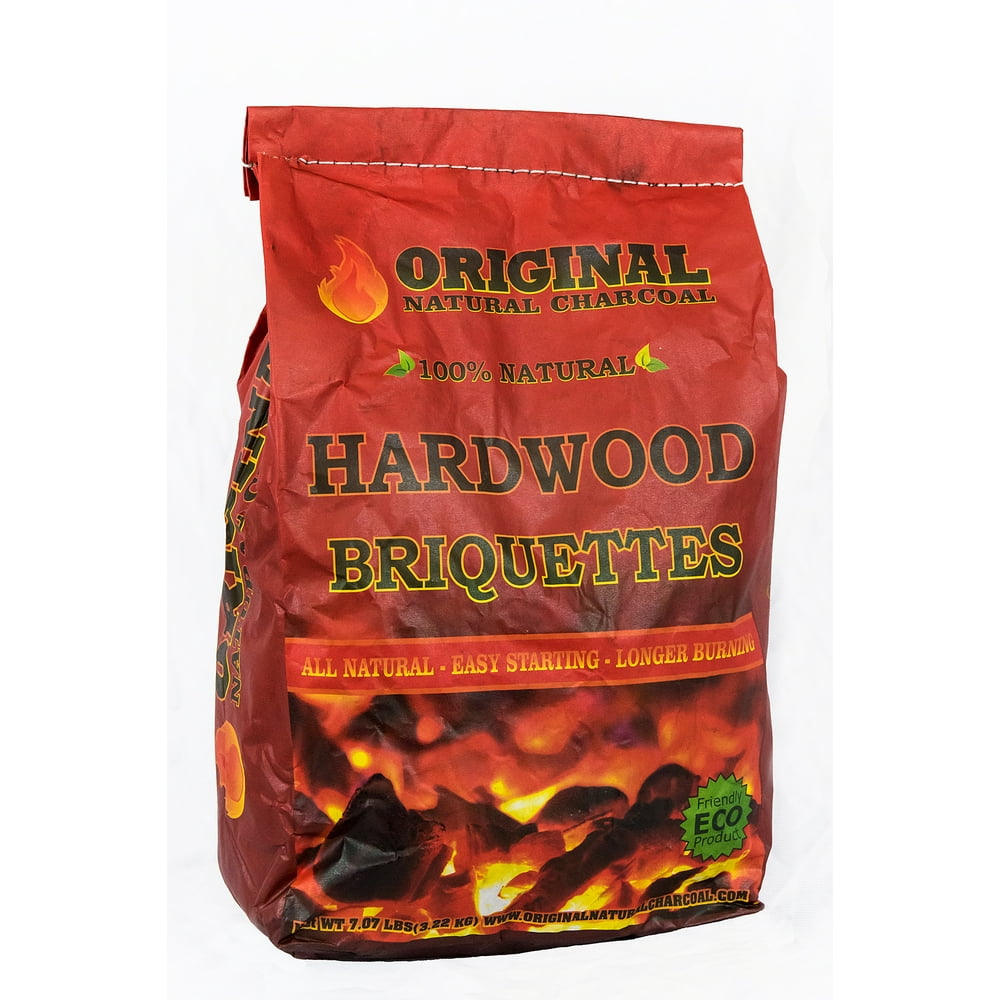 Natural Hardwood Charcoal Briquettes - Walmart.com - Walmart.com