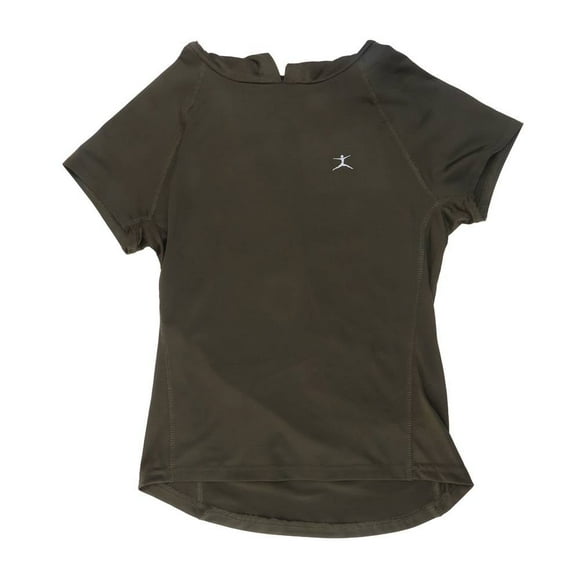 Playera Danskin Now Talla M Capucha y Manga Corta Verde
