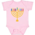thumbnail image 3 of Inktastic Hanukkah Menorah Candles Boys or Girls Baby Bodysuit, 3 of 5