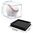 thumbnail image 3 of WDOplteas Vitrina Acrílica Béisbol A Prueba Polvo Con Soporte para Recuerdo (negro), 3 of 9