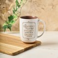 thumbnail image 3 of Christian Art Gifts Large Ceramic Coffee & Tea Scripture Mug for Men: Righteous Man - Proverbs 20:7 Inspirational Bible Verse, Non-toxic/Lead-free Cup w/Clay Base & Gold Accents, White/Brown, 15 oz., 3 of 4