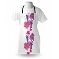 thumbnail image 3 of Vineyard Apron Vibrant Colored Twiggy Branch with Berries Leaves Plants Trees Wild Habitat, Unisex Kitchen Bib Apron with Adjustable Neck for Cooking Baking Gardening, Fuchsia Purple, by Ambesonne, 3 of 3