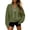 Army Green, variant on Half Zip Sweatshirts for Women Oversized Stand Collar Drawstring Long Sleeve Drop Shoulder Casual Fall Pullover Tops