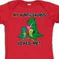 thumbnail image 4 of Inktastic My Auntiesaurus Loves Me Boys or Girls Baby Bodysuit, 4 of 5