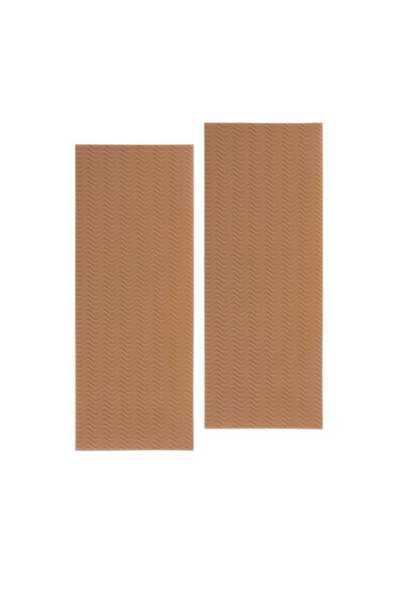 Slip-Resistant Shoe Sole Protective Tape, Anti Slip PVC Tape with Wavy Pattern, 2PCS Flexible Durable Grip for Leather and Plain Weave Soles, Includes Adhesive Aid and Gloves