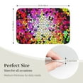 thumbnail image 4 of Pofeuu Colorful Tie Dye Stained Glass 3 Print Hem Mat 40x60 - Multipurpose Doormat for Indoor & Outdoor Use - Welcome Your Guests with our Entrance Mat, 4 of 6