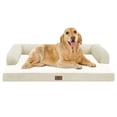 thumbnail image 1 of Cama para Perro MEKIY Ortopédica, Lavable, Impermeable, Beige XL, 1 of 9