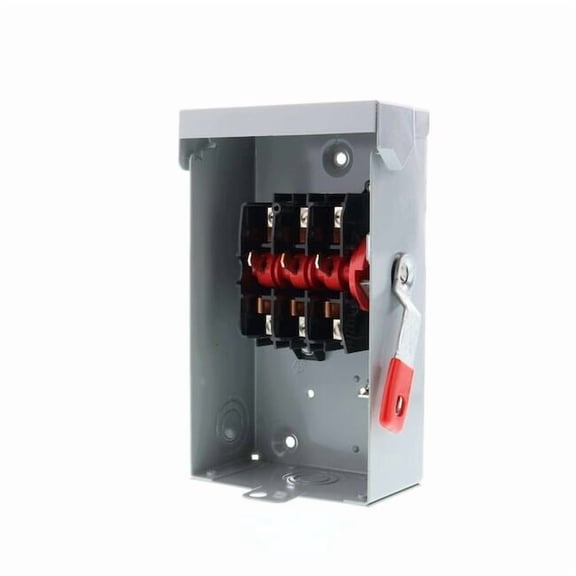 Siemens Safety Switch, Non-Fusible, 60 A, Steel GNF222A