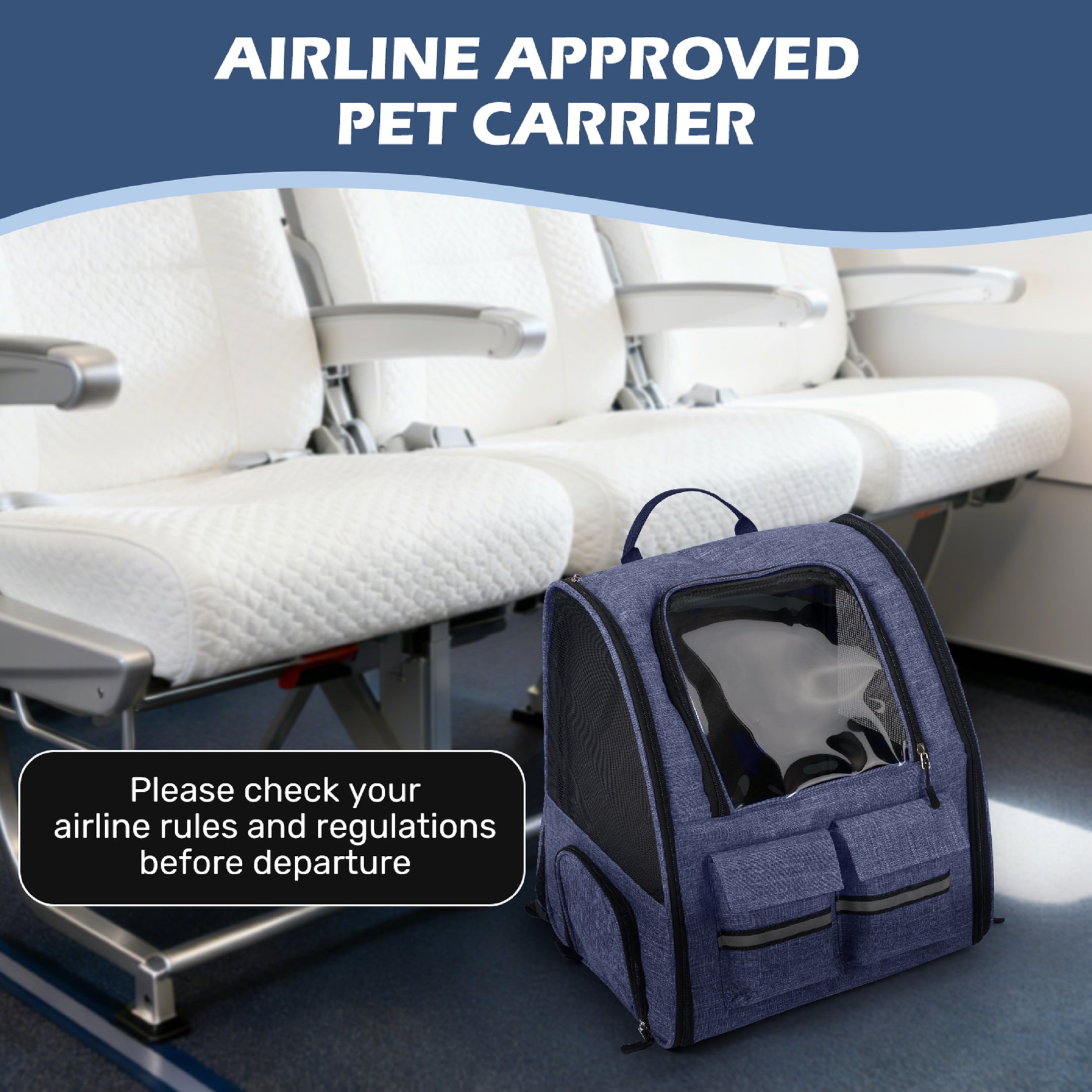 Portable and Breathable Pet Trolley Case Large Capacity Pet Air Case Going Out Dog Cat Suitcase, Purple