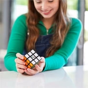 Rubik’s Cube, Original 3x3 Cube with Removable Stickers for Customization in Fun Patterns, Problem-Solving Brain Teaser, Ages 8+