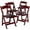 Mahogany, variant on Flash Furniture Hercules Series Adult Size Beechwood Folding Event Chairs, Set of 4, Fruitwood