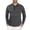 Grey, variant on Mens Sweaters Knit Tops Blouse Men Color Block Striped Button Lapel Knit Pullover Sweater Knitted Top