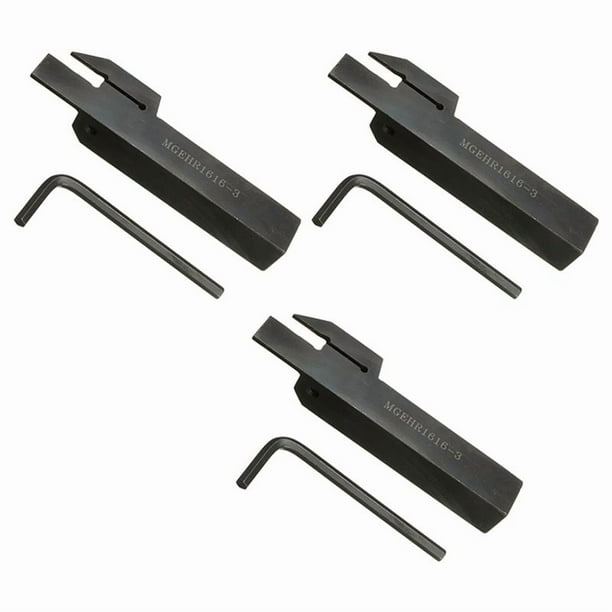 3X MGEHR1616-3 Torno de Corte para Ranurado de Herramientas de SeparaciÓN para MGMN300 Insert CNC
