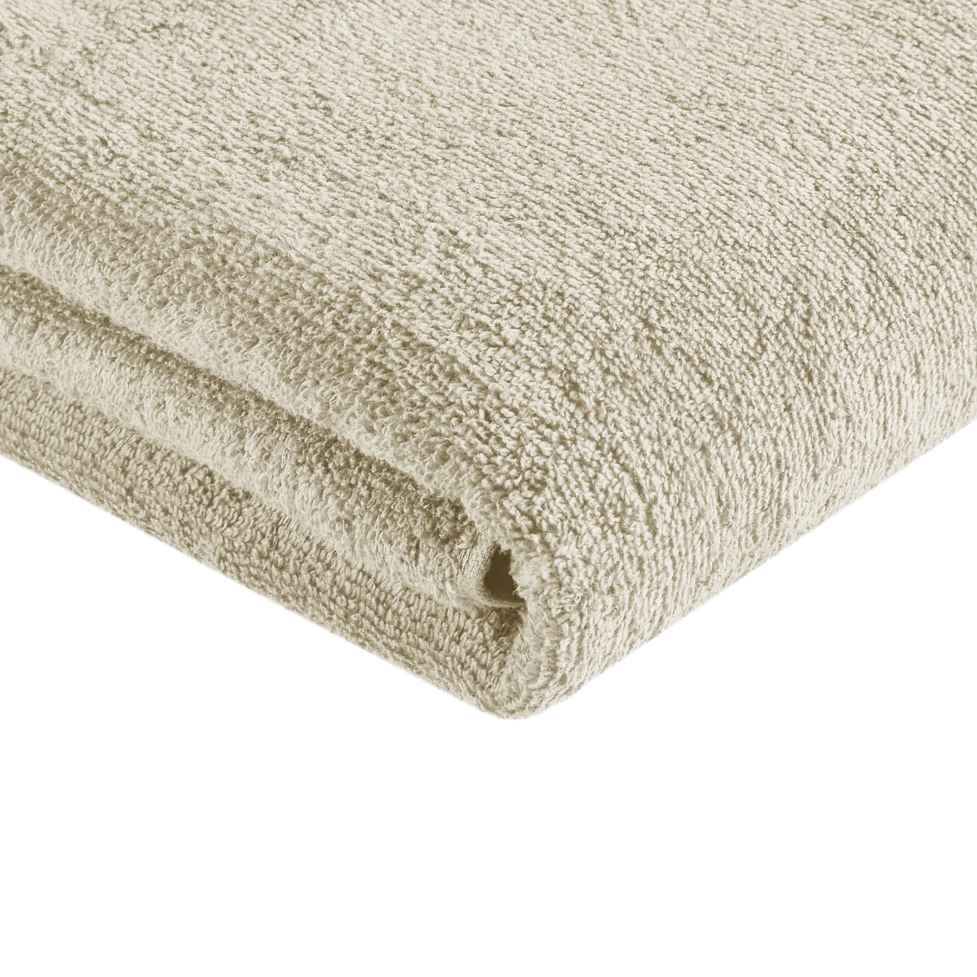 CONTEXT 12-Piece Beige Geometric 100% Cotton washcloth Towel Set