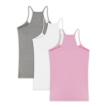 

Best Fitting Panty Sleeveless Camisole Scoop Neck Racerback Tank Top (Women s) 3 Pack