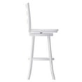 thumbnail image 6 of Flash Furniture Liesel Classic Solid Wood Ladder Back Barstool Antique White Wash (ESUN31WS29WH), 6 of 9