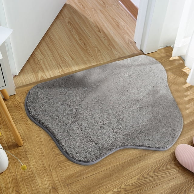 TIMIFIS Bathroom Rugs Bathroom Toilet Door Absorbent Floor Mat Carpet Bedroom Non-Slip Foot Pad Bath Rug Bathroom Mat Kitchen Mat Bath Mat