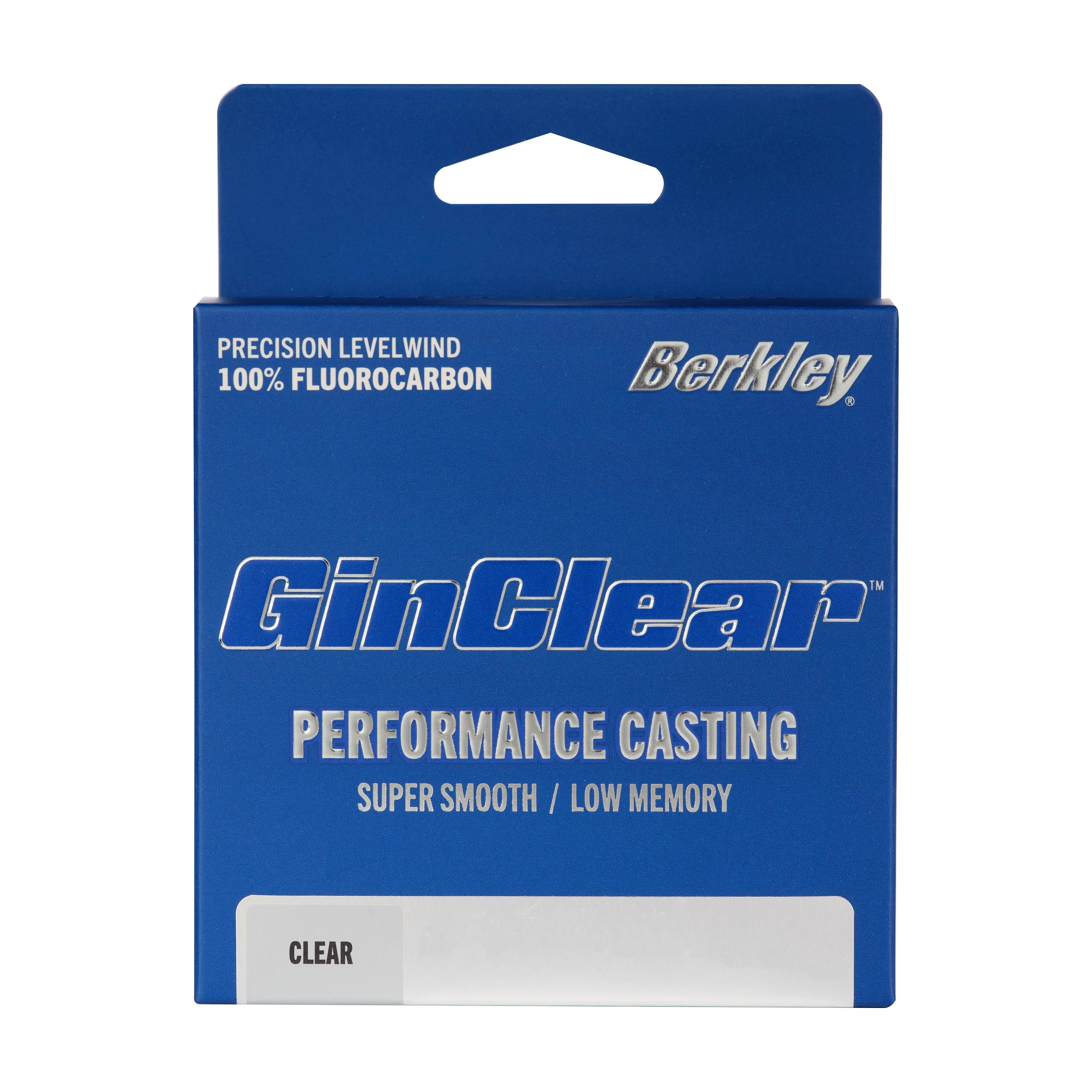 Berkley GINCLEAR Fluorocarbon, Clear, 200 yd,182 m