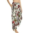 thumbnail image 2 of Bingfone Pajamas For Women,Dark Enchanted Flowers And Birds Pajama Pants With Pockets-Xx-Large, 2 of 9
