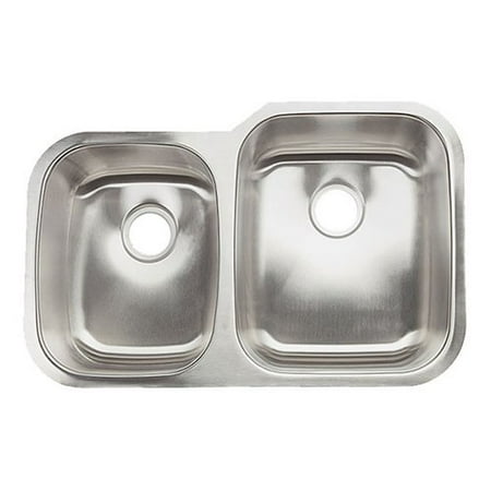 Clark Clark Surface 32'' x 21'' Double Basin Undermount Kitchen Sink
