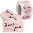 thumbnail image 1 of 100 Pieces Thank You for Supporting My Small Business Card and 500 Pieces Thank You for Supporting My Small Business Sticker, Thank You Labels Appreci, 1 of 4
