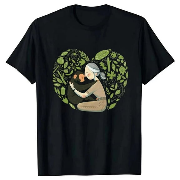 Jane Goodall Goodbye Tribute Tee Memorial Graphic Nature Lover Unisex T-Shirt