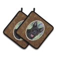 thumbnail image 1 of Carolines Treasures SS8013PTHD Kelpie Australien Paire de Porte-Pot, 7,5 x 3 x 7,5 Po., 1 of 3