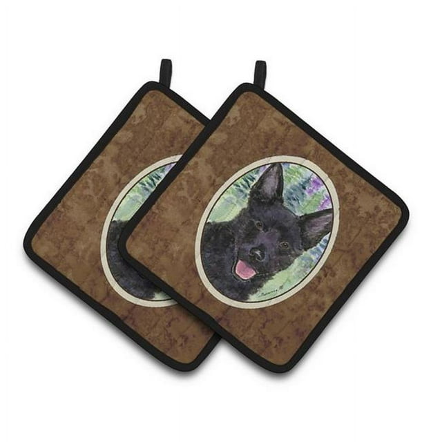 Carolines Treasures SS8013PTHD Kelpie Australien Paire de Porte-Pot, 7,5 x 3 x 7,5 Po.