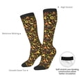 thumbnail image 4 of Honeii Autumn Plants Maple Tree Vintage Print Long Socks,Novelty Design Socks Gift for Men and Women,Crew Socks,Calf Socks, 4 of 6