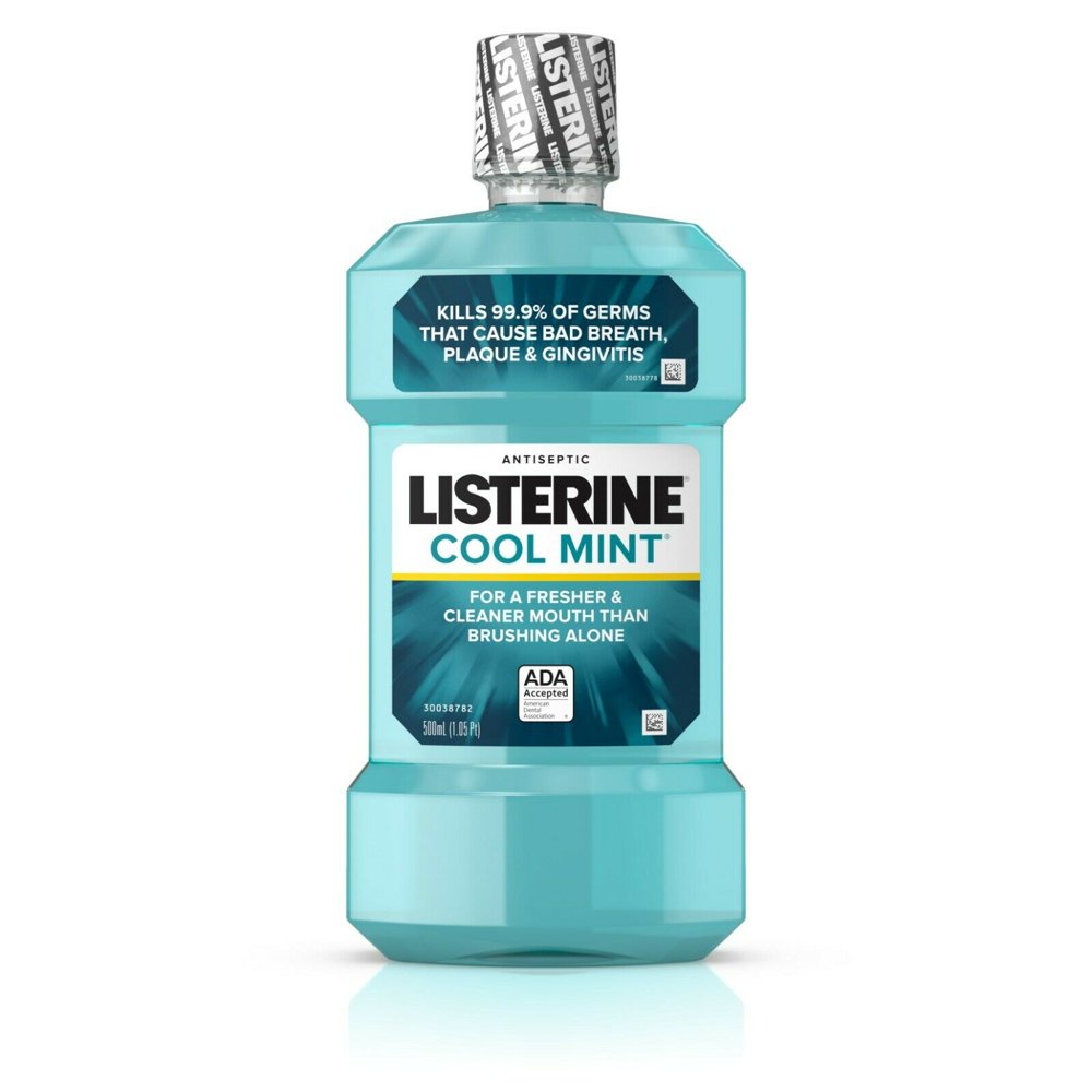 Listerine Cool Mint 500 mL (Pack of 2)