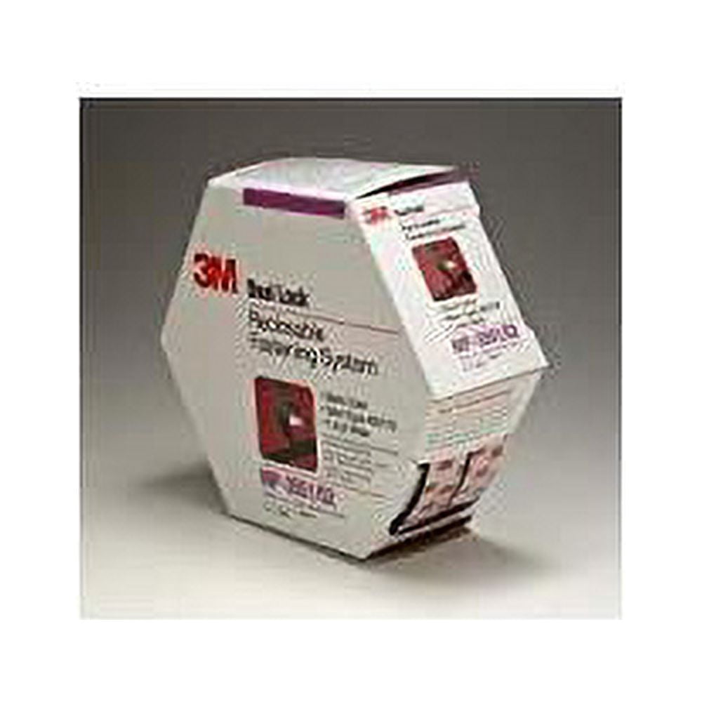 3M Dual Lock Reclosable Fastener MP3551/MP3552 400/170 Black, 1 in x 4.9 yd .23 in, 5 per case Boxed