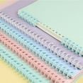 thumbnail image 5 of 12mm Binder Rings Flexible PVC Binding Comb 30 Rings Binding Coil for Refillable Notebook Planner School Office Supplies, 5 of 9