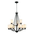 thumbnail image 4 of Trans Globe Lighting 70529 Mod Pod 9 Light 29" Wide Chandelier - Nickel, 4 of 5