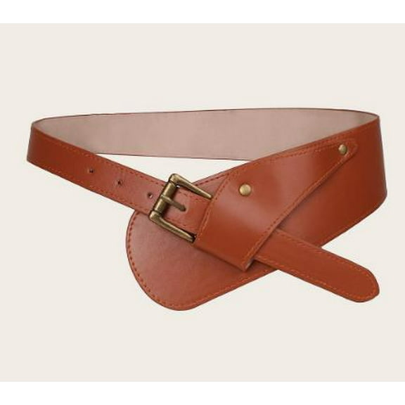 ELAYARD Vintage Dress Belt Wide Buckle Belt Women's Fashion Versatile Styling 1Pack