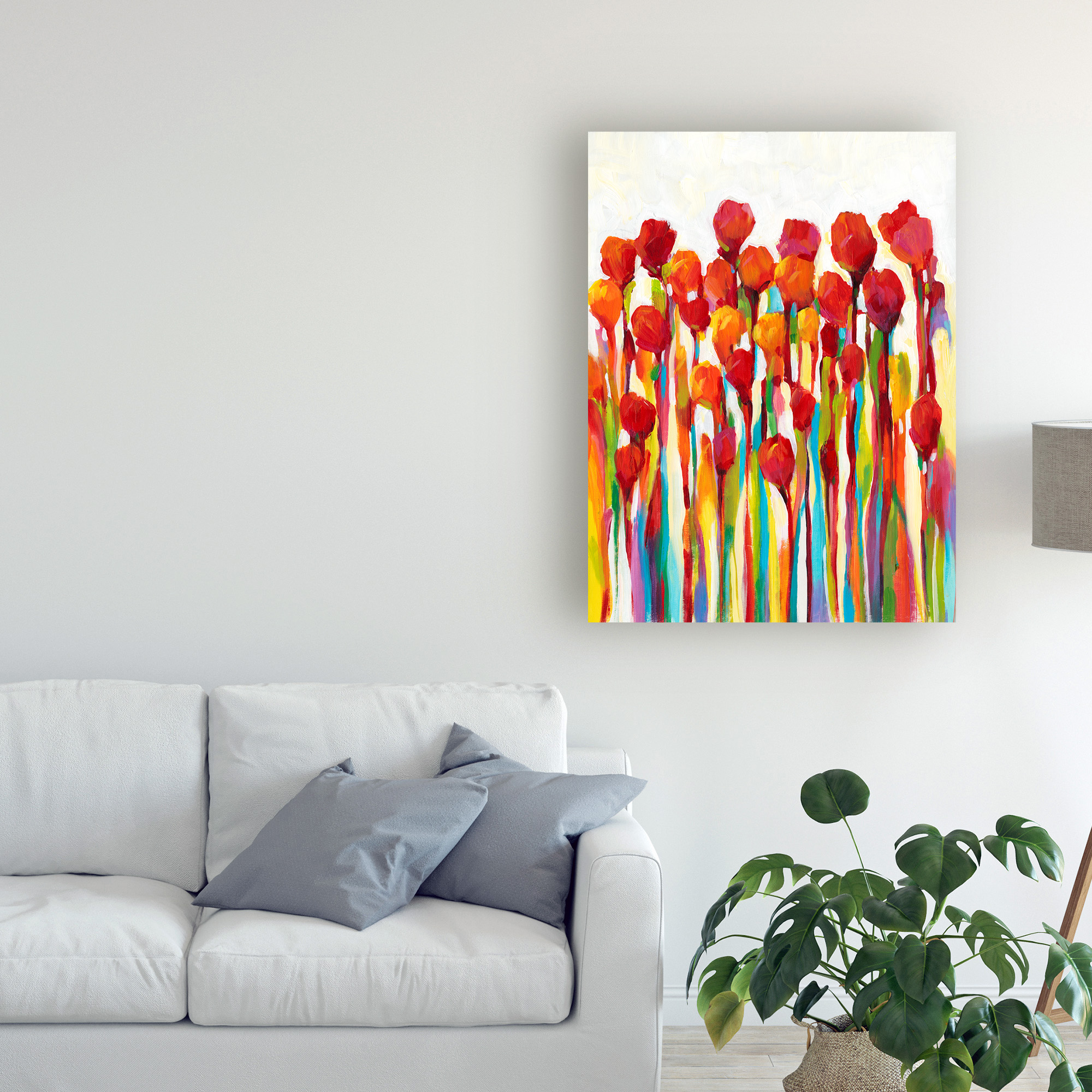 Bursting with Color I' Canvas Art by Tim OToole
