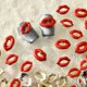 thumbnail image 1 of Abalorios para uñas GUAACCB, 24 unidades, diamantes de imitación para labios rojos de San Valentín, 1 of 7