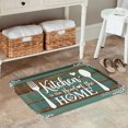 thumbnail image 2 of SPXUBZ Non Slip Flannel Polyester Floor Mat Kitchen Is The Heart Of The Home For Bathroom Kitchen Bedroom Decoration 24x16 inch, 2 of 5