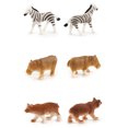 thumbnail image 4 of Juego de juguetes de figura de bosque de vida salvaje artificial de 12 piezas, juego de juguetes de plástico, kit de modelos, regalo de vacaciones para niños AweSitey WJ3120-00B, 4 of 7