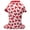 Red, variant on Walbest Pet Dog Jumpsuit Love Heart Print Round Neck Outfit Pet Pajamas Puppy Clothes for Small Medium Large Dogs