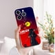 thumbnail image 2 of Elegante y protectora: cubierta de teléfono plateada esmerilada de doble capa con diseño gráfico vibrante para iPhone 15 Pro Max 14 13 12 Pro 11, 2 of 4