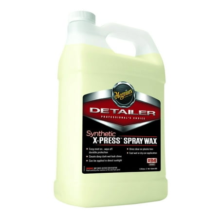 Meguiar's D15601 Detailer Synthetic X-Press Spray Wax, 1 Gallon